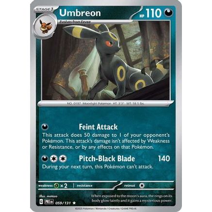 Umbreon 59 - SV Prismatic Evolutions Reverse Holofoil