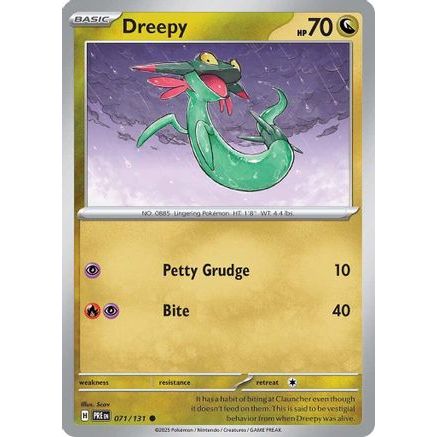 Dreepy 71 - SV Prismatic Evolutions Reverse Holofoil