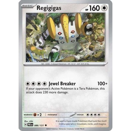 Regigigas 86 - SV Prismatic Evolutions Reverse Holofoil