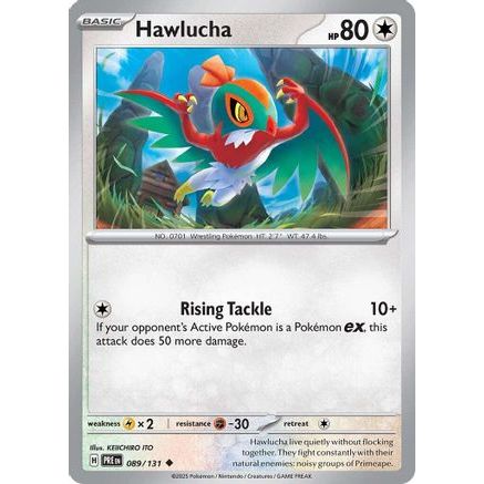 Hawlucha 89 - SV Prismatic Evolutions Reverse Holofoil