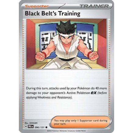Black Belt's Training - 096/131 96 - SV Prismatic Evolutions Reverse Holofoil