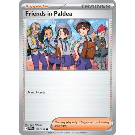 Friends in Paldea - 109/131 109 - SV Prismatic Evolutions Reverse Holofoil