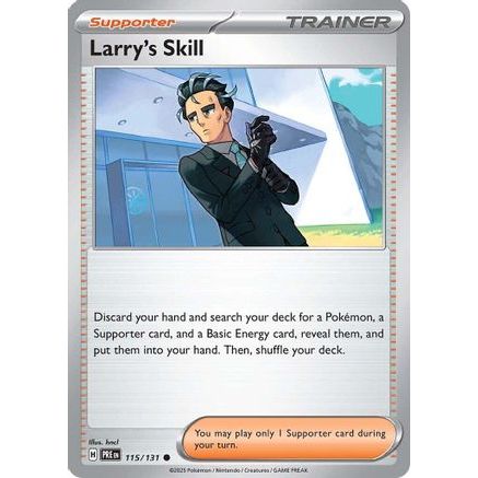 Larry's Skill - 115/131 115 - SV Prismatic Evolutions Reverse Holofoil