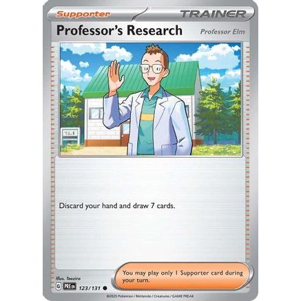 Professor's Research [Professor Elm] 123 - SV Prismatic Evolutions Reverse Holofoil