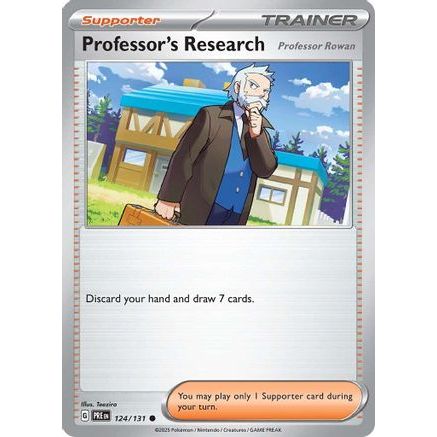 Professor's Research [Professor Rowan] 124 - SV Prismatic Evolutions Reverse Holofoil