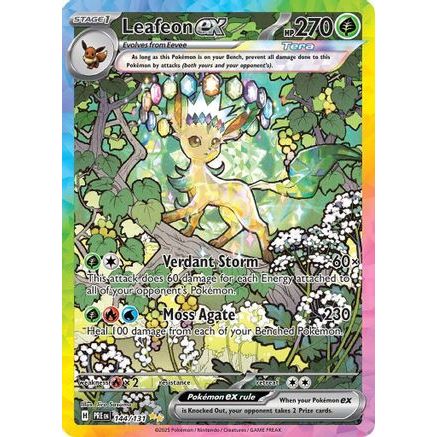 Leafeon ex - 144/131 144 - SV Prismatic Evolutions Holofoil