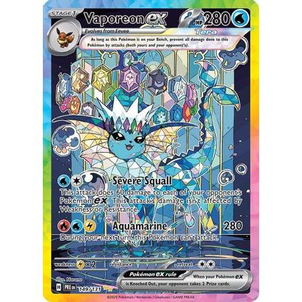Vaporeon ex - 149/131 149 - SV Prismatic Evolutions Holofoil