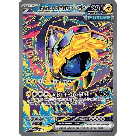 Iron Hands ex - 154/131 154 - SV Prismatic Evolutions Holofoil