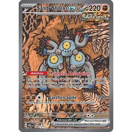 Sandy Shocks ex - 159/131 159 - SV Prismatic Evolutions Holofoil