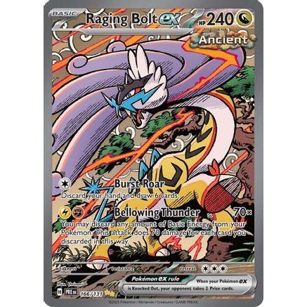 Raging Bolt ex 166 - SV Prismatic Evolutions Holofoil