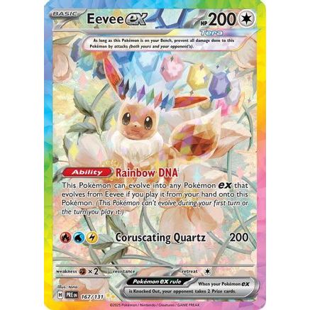 Eevee ex - 167/131 167 - SV Prismatic Evolutions Holofoil