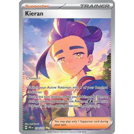 Kieran - 174/131 174 - SV Prismatic Evolutions Holofoil