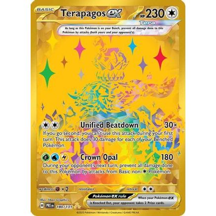 Terapagos ex - 180/131 180 - SV Prismatic Evolutions Holofoil
