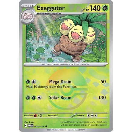 Exeggutor (Poke Ball Pattern) 2 - SV Prismatic Evolutions Holofoil