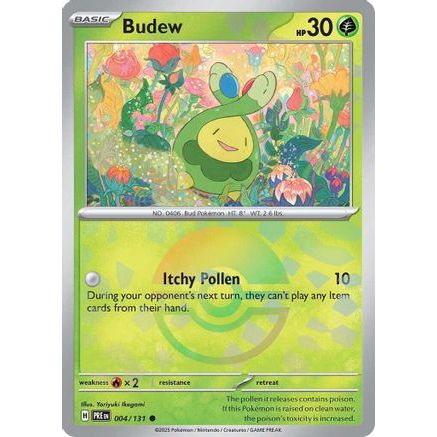 Budew (Poke Ball Pattern) 4 - SV Prismatic Evolutions Holofoil
