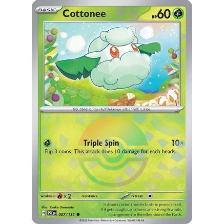 Cottonee (Poke Ball Pattern) 7 - SV Prismatic Evolutions Holofoil