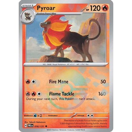 Pyroar (Poke Ball Pattern) 16 - SV Prismatic Evolutions Holofoil