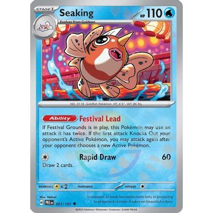Seaking (Poke Ball Pattern) 21 - SV Prismatic Evolutions Holofoil
