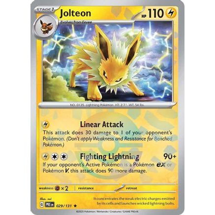 Jolteon (Poke Ball Pattern) 29 - SV Prismatic Evolutions Holofoil