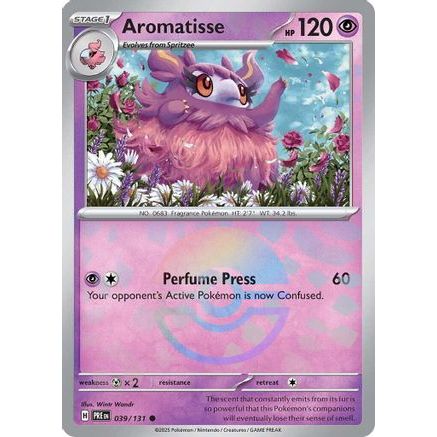 Aromatisse (Poke Ball Pattern) 39 - SV Prismatic Evolutions Holofoil