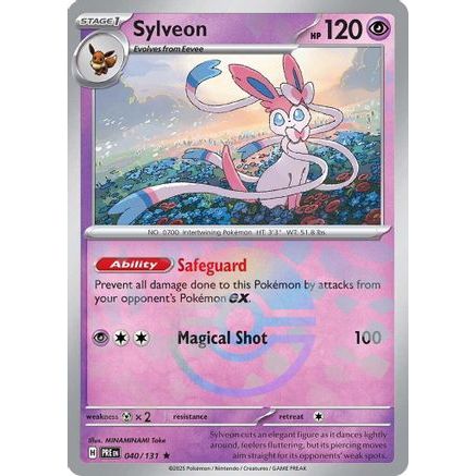 Sylveon (Poke Ball Pattern) 40 - SV Prismatic Evolutions Holofoil