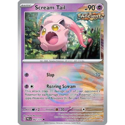Scream Tail (Poke Ball Pattern) 42 - SV Prismatic Evolutions Holofoil