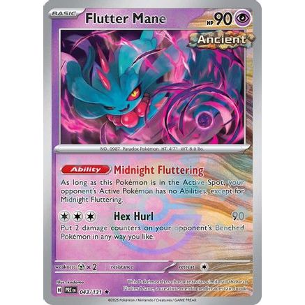Flutter Mane (Poke Ball Pattern) 43 - SV Prismatic Evolutions Holofoil