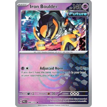 Iron Boulder (Poke Ball Pattern) 46 - SV Prismatic Evolutions Holofoil