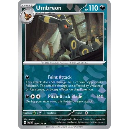 Umbreon (Poke Ball Pattern) 59 - SV Prismatic Evolutions Holofoil