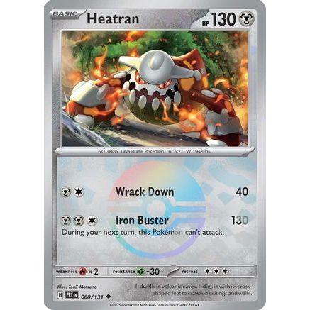 Heatran (Poke Ball Pattern) 68 - SV Prismatic Evolutions Holofoil