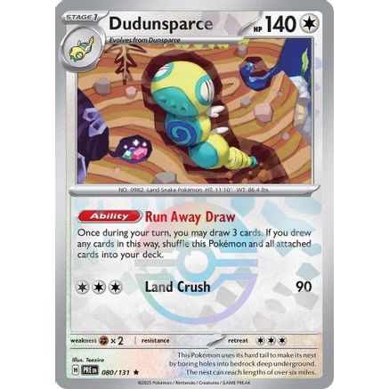 Dudunsparce (Poke Ball Pattern) 80 - SV Prismatic Evolutions Holofoil