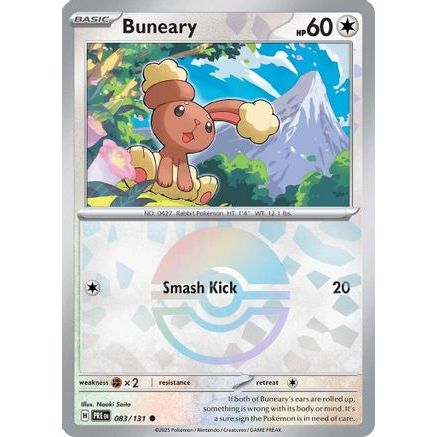 Buneary (Poke Ball Pattern) 83 - SV Prismatic Evolutions Holofoil