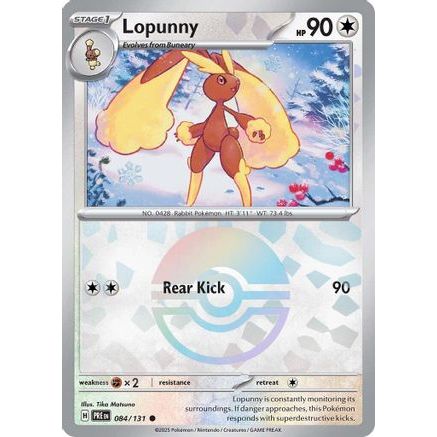 Lopunny (Poke Ball Pattern) 84 - SV Prismatic Evolutions Holofoil
