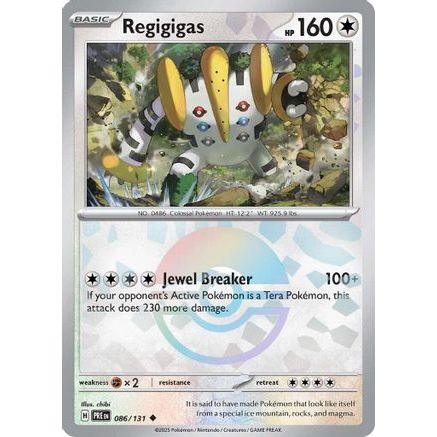 Regigigas (Poke Ball Pattern) 86 - SV Prismatic Evolutions Holofoil