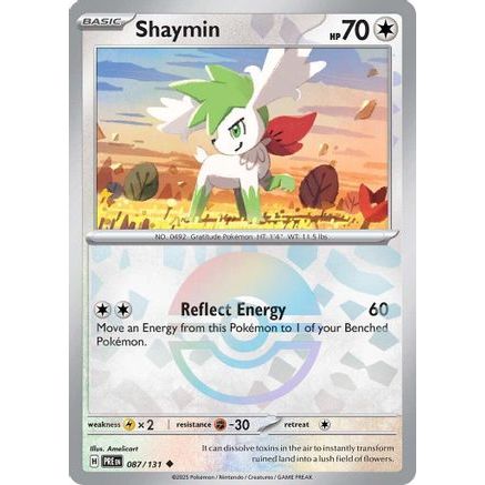 Shaymin (Poke Ball Pattern) 87 - SV Prismatic Evolutions Holofoil