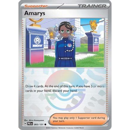 Amarys - 093/131 (Poke Ball Pattern) 93 - SV Prismatic Evolutions Holofoil