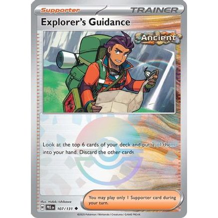 Explorer's Guidance (Poke Ball Pattern) 107 - SV Prismatic Evolutions Holofoil