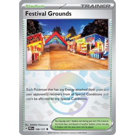 Festival Grounds (Poke Ball Pattern) 108 - SV Prismatic Evolutions Holofoil