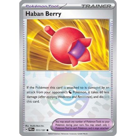 Haban Berry (Poke Ball Pattern) 111 - SV Prismatic Evolutions Holofoil