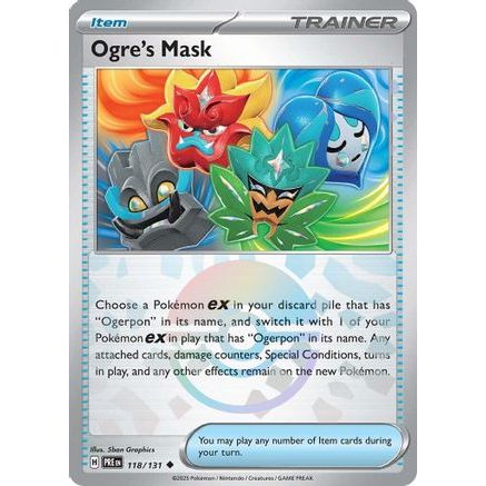 Ogre's Mask (Poke Ball Pattern) 118 - SV Prismatic Evolutions Holofoil