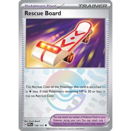 Rescue Board (Poke Ball Pattern) 126 - SV Prismatic Evolutions Holofoil