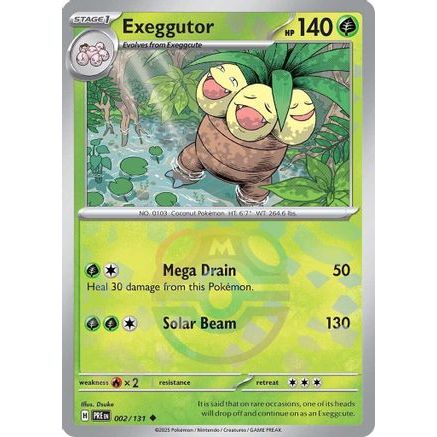 Exeggutor (Master Ball Pattern) 2 - SV Prismatic Evolutions Holofoil