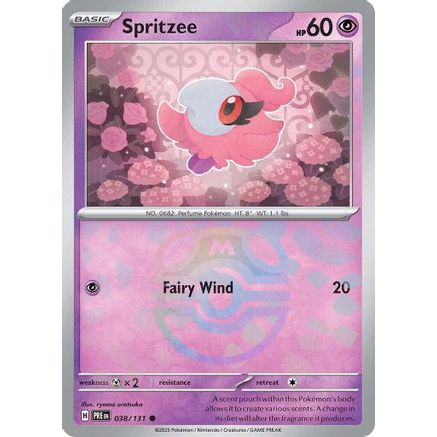 Spritzee (Master Ball Pattern) 38 - SV Prismatic Evolutions Holofoil