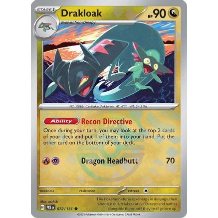 Drakloak (Master Ball Pattern) 72 - SV Prismatic Evolutions Holofoil