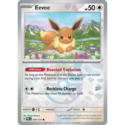 Eevee (Master Ball Pattern) 74 - SV Prismatic Evolutions Holofoil