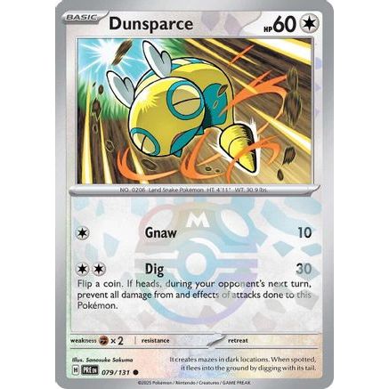 Dunsparce (Master Ball Pattern) 79 - SV Prismatic Evolutions Holofoil