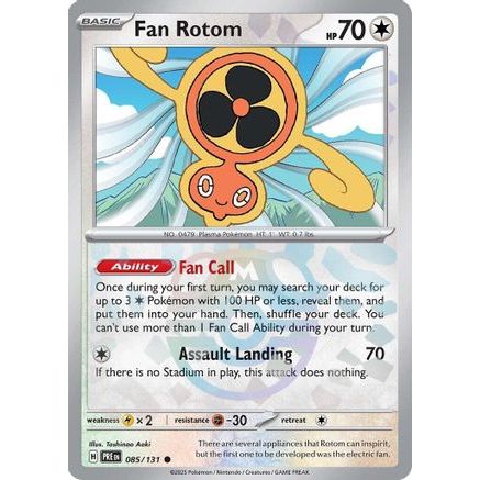 Fan Rotom (Master Ball Pattern) 85 - SV Prismatic Evolutions Holofoil