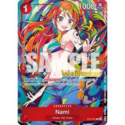 Nami (2025 New Year Event Winner) (ST01-007) - One Piece Promotion Cards Foil