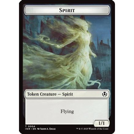 Spirit // Human (0002) Double-Sided Token (INR-2 // 4) - Innistrad Remastered