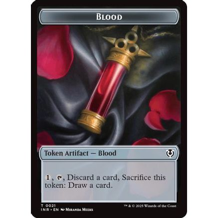 Blood // Clue Double-Sided Token (INR-21 // 22) - Innistrad Remastered